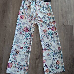 NWT Steve Madden Women's Denia Pant XS - Floral Pattern - Spring Summer